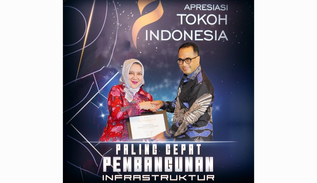 Bupati Mura Raih Penghargaan Tokoh Indonesia Kategori Percepatan Infrastruktur