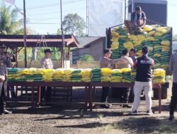 Berkat Sinergitas Polres Musi Rawas Bersama Polsek STL Ulu Terawas dan Bulog, Hanya Waktu 5 Jam, 17 Ton Beras Ludes Terjual