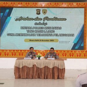 Arahan dan Pembinaan terhadap Bintara Lajang Polres Musi Rawas Tahun 2025