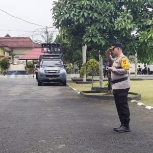 Kapolres AKBP Agung Adhitya Prananta, SH, SIK, MH, Memimpin Langsung Apel Gelar Pasukan Operasi Zebra Musi Tahun 2025