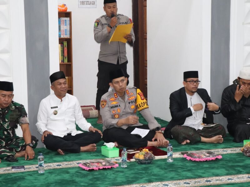 Wujudkan Situasi Aman dan Kondusif di Tahun 2026, Polres Musi Rawas Bersama Forkopimda Gelar Doa Bersama