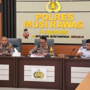 Polres Musi Rawas Gelar Rapat dan Survei Jalan Rusak