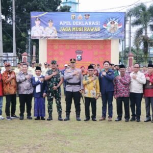 Tingkatkan Situasi Kamtibmas, Polres Musi Rawas Bersama Forkompinda dan Intansi Terkait Gelar Apel Deklarasi Jaga Musi Rawas