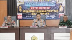 Berikan Pelayanan Prima dan Humanis, Kapolres Musi Rawas Pimpin Langsung Rapat Koordinasi Lintas Sektoral Ops Ketupat Musi 2026